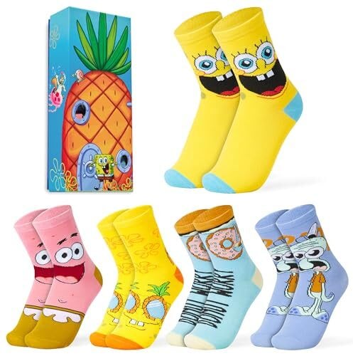 Test Geschenke für 11-jährige Jungs: Get Trend Spongebob Schwammkopf Socken