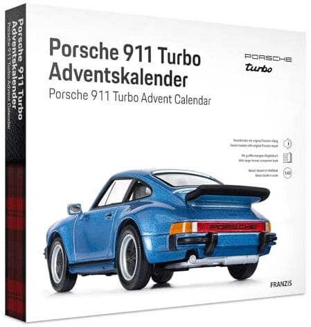 Test Advents­kalender für Männer: Franzis Porsche 911 Turbo Adventskalender