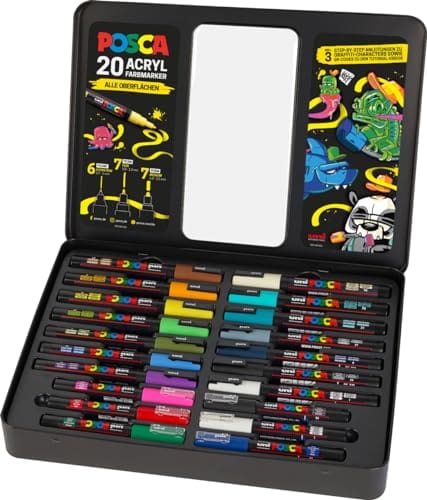 Test Geschenke für 11-jährige Jungs: Faber-Castell Posca-Marker-Set